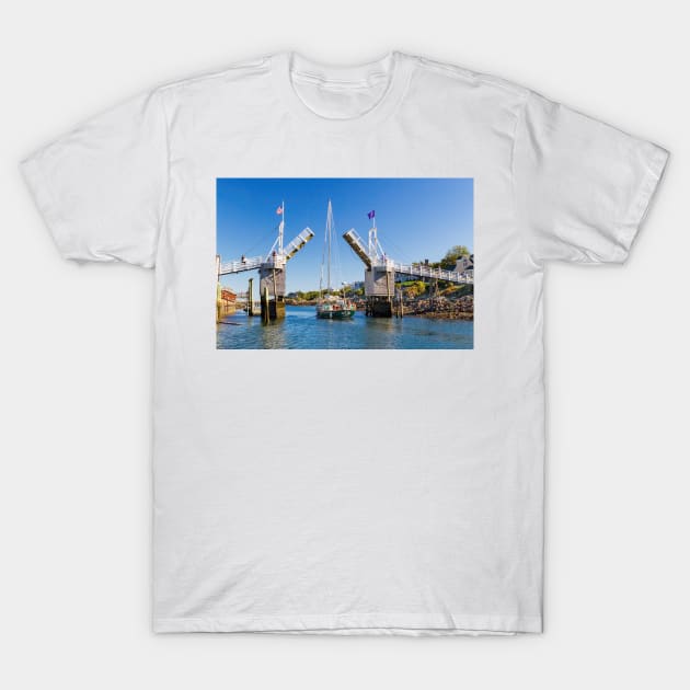 Drawbridge Perkins Cove T-Shirt by jforno